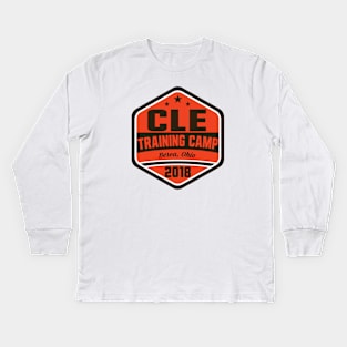 Football TRAINING CAMP Berea, Ohio!!! Kids Long Sleeve T-Shirt